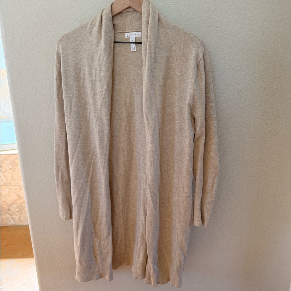 XS Beige Sweater Cardigan